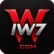 IW7 Game official logo featuring a red geometric emblem on a black premium background